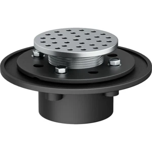 PROFLO PF42957RD Cast Iron Round Shower Drain (2" IPS Connection), Chrome - Picture 1 of 1