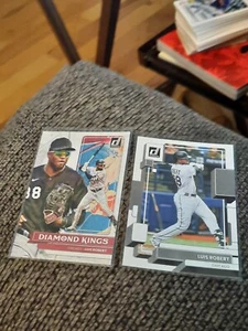 2022 Donruss Baseball Luis Robert 2 Card Lot #88 Diamond Kings #6 Chicago - Picture 1 of 2
