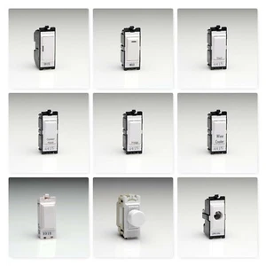 Varilight Blanco PowerGrid Interruptor Módulos Atenuadores Cocina Caldera Ventilador Retractivo - Imagen 1 de 45