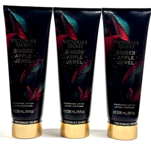 NEW 3 VICTORIA'S SECRET GINGER APPLE JEWEL FRAGRANCE LOTION 8 FL OZ - Picture 1 of 3