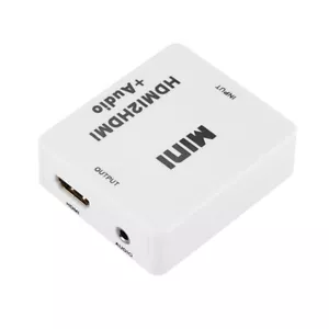 NUOVO HDMI Ingresso Mini HDMI2HDMI Audio Convertitore HDMI Estrattore Splitter 3.5mm Out - Foto 1 di 8