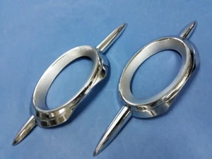 MARCO DE CUBIERTA DE FARO ANTINIEBLA DELANTERO CROMADO 2 PIEZAS PARA MERCEDES BENZ W211 CLASE E 2006-2009 - Imagen 1 de 6