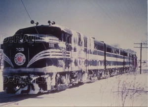 9CC703 RP 1970s/80s LEHIGH & NEW ENGLAND RAILROAD LOCOMOTIVE #708 - Picture 1 of 1
