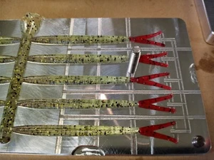 Aluminium Spritzguss Köderform, 4 Zoll Gabelschwanz Minnow - Split Tail Minnow - Bild 1 von 9