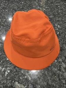 Rei Co-op orange Sicherheit Fischerhut Kappe Reisen Strand Sonne Jagd Fisch Größe L-XL - Bild 1 von 4