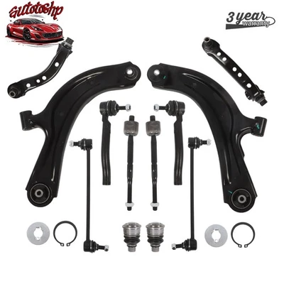 US Front Lower Upper Control Arms Tie Rods Sway Bars for Nissan Sentra NV200 — 第 1/4 张图片