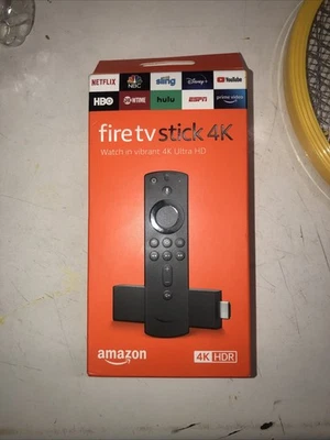 Amazon Fire TV Stick 4K HDR w/ Alexa Voice Remote 3rd Generation (Sealed) - Image 1 of 4
