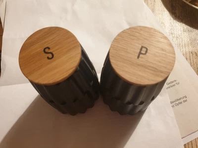 AdHoc MP905 Magnetische DoppelMühle MagTwo Pfeffer Salz Keramik Kunststoff Holz - Bild 1 von 4