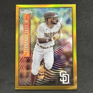 2022 Topps Chrome Expose FERNANDO TATIS JR. Gold Refractor /50  PLATINUM GLOVE - Picture 1 of 2