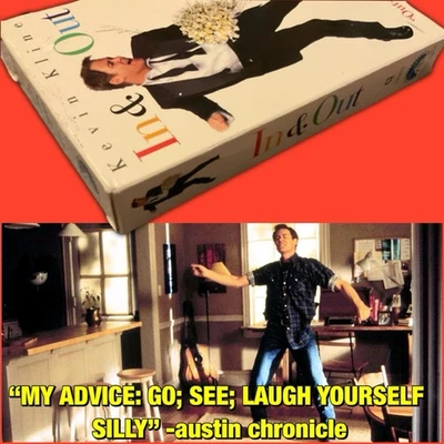 In & Out (VHS, 1998) LOL Comedy! KEVIN KLINE, TOM SELLECK, JOAN CUSACK -TESTED- - Image 1 of 4