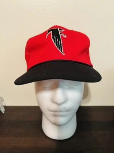 VTG ATLANTA FALCONS Hat Cap ROPE snapback retro nfl football - Picture 1 of 5