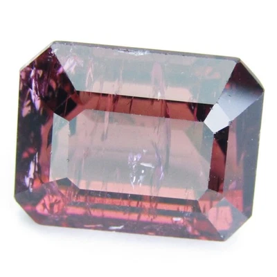 14.14 克拉华丽天然棕色粉红色碧玺翡翠切割散装宝石 — 第 1/4 张图片