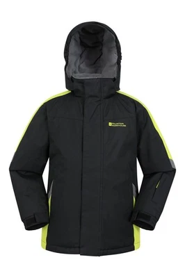 Mountain Warehouse Kids Ski Jacket Snowproof Fleece Lined Boys Girls Winter Coat - Image 1 of 4