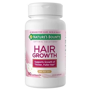Nature's Bounty Optimal Solutions Hair Growth, 90 Capsules - Picture 1 of 1