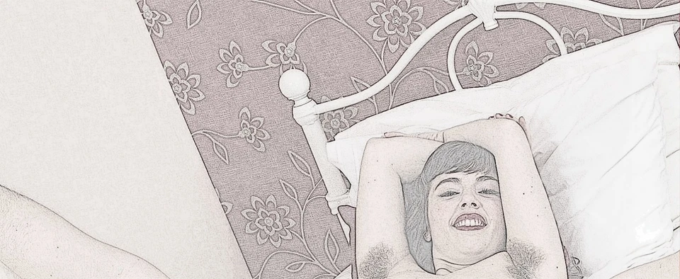 COULEUR 20x30 Photo Charme Pinup Artistique Art Femme 7037 SEULE POILUE - Photo 1/1