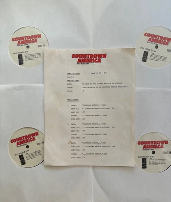 4/5/86 DICK CLARK 4 HR TOP 40 COUNTDOWN AMERICA, FALCO #1, SPOTLIGHT STARSHIP Foto 1 de 4