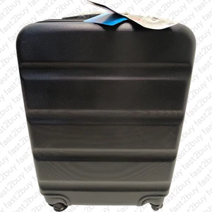 K2191L - Kono 19 Zoll Kabinengröße Handgepäckkoffer - 38 Liter TSA-Schloss Black - Bild 1 von 8