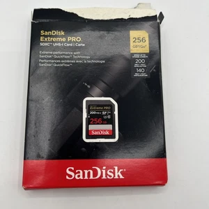 SanDisk 256GB Extreme PRO SDXC UHS-I Memory Card - C10, U3, V30, 4K UHD, SD Card - Picture 1 of 3