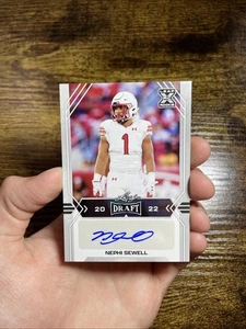 2022 Leaf Draft Nephi Sewell Rookie Auto #BA-NS2 - Saints - Picture 1 of 5
