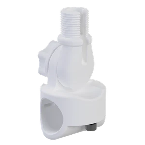 TravelConnector 2DRH - 2D Reling-Kipphalter mit 180° Gelenk, 1" UNS Außengewinde - Bild 1 von 9