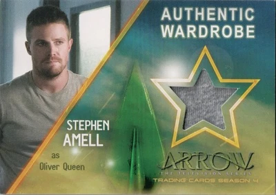 Arrow Season 4, Stephen Amell (Oliver Queen) Authentic Wardrobe Relic Card M11 - Image 1 of 2