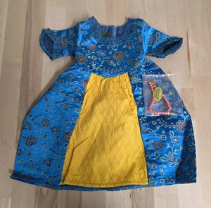 American Girl Felicity's Beforever Doll Meet Outfit Dress & Necklace - NEW - Picture 1 of 9