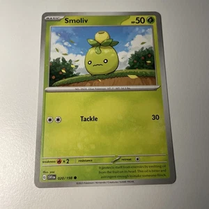 Smoliv - 020/198 - Regular - Scarlet & Violet - Base Set #020/198 Pokemon TCG - Picture 1 of 2