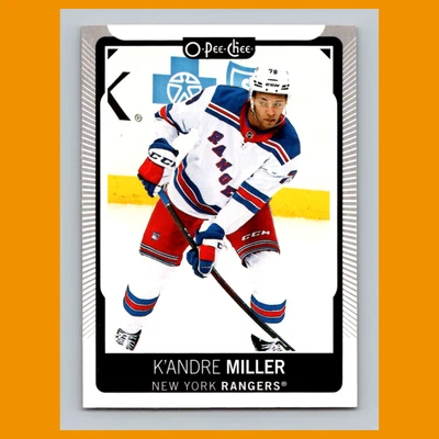 KAndre Miller #297 2021 O-Pee-Chee New York Rangers Hockey Card NHL NM - Image 1 of 3
