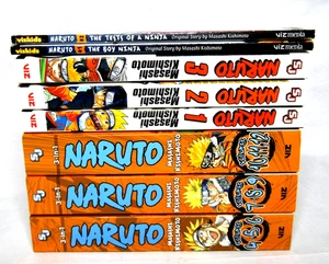Naruto Magna 8 book lot Masashi Kishimoto 3 in 1 books  Viz Media Shonen Jump - Picture 1 of 5