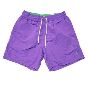Polo Ralph Lauren lila Badehose Shorts Kordelzug gefüttert Tasche Gr. S - Bild 1 von 11