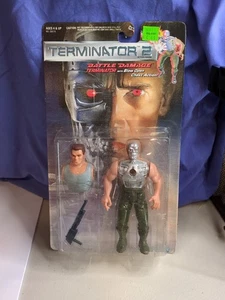 1991 Kenner Terminator 2 Battle Damage Terminator Actionfigur Blow Open Chest - Bild 1 von 2