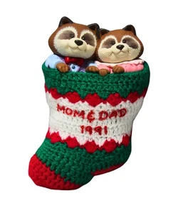 Hallmark Ornament: 1991 Mom and Dad, QX5467, Non-Mint Box - Bild 1 von 2