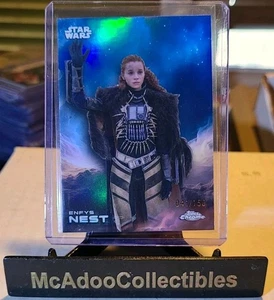 2025 Topps Chrome Star Wars Enfys Nest Blue Refractor /150 - Picture 1 of 2