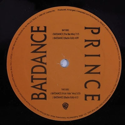 PRINCE Batdance WARNER BROS 12" NM promo HEAR - Image 1 of 2
