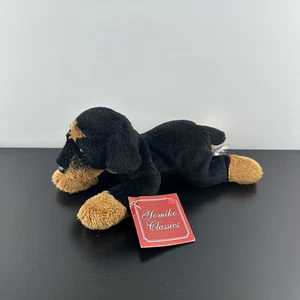 Russ Yomiko Classics Randy Rottweiler Dog Black Brown Plush Stuffed Animal 8” - Bild 1 von 7
