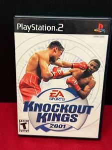 Sony PlayStation 2 PS2 Knockout Kings 2001 con Videojuego Manual - Imagen 1 de 3