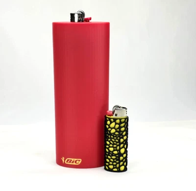 Huge Bic Lighter Sleeve WITH Regular Sleeve - Dont steal my lighter! - 2 Sleeves - Image 1 of 3