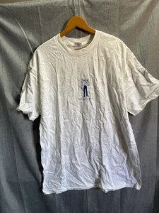 Vintage Levi Strauss Co Denim T Shirt 90s Promo 501 Cowboy Rare Size XL - Picture 1 of 9