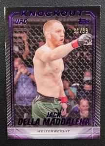 2024 Topps Knockout Jack Della Maddalena Purple 66/99 - Picture 1 of 2