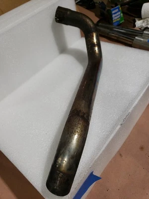 2007 harley Davidson E/G U/C exhaust left side crossover pipe - Image 1 of 3