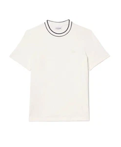 LACOSTE T-shirt Uomo TH8174 PE 2025 cotone regular con girocollo a costine 70V B - Foto 1 di 4