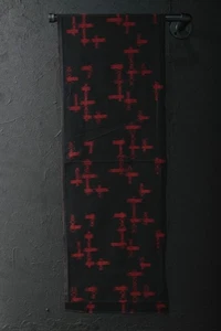 Japanese Fabric Wool Textile Vintage Kimono Antique Patch Woven 40.9"/KIP26/80 - Picture 1 of 10
