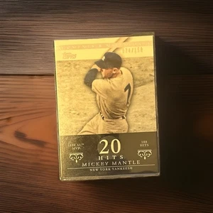 2007 TOPPS MOMENTS AND MILESTONES #165 MICKEY MANTLE 20 HITS #D /150 YANKEES - Picture 1 of 2