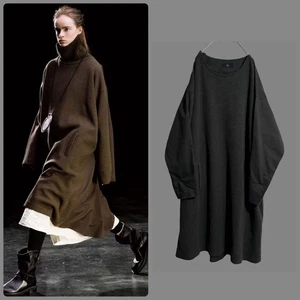 Y's Yohji Yamamoto Docking Dress Khaki Size 1 From Japann Beige Woman - Picture 1 of 10