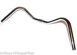 LADIES TOURING COMMUTER HANDLEBARS HANDLE BARS CHROME STEEL VINTAGE BICYCLE BIKE - Picture 1 of 3