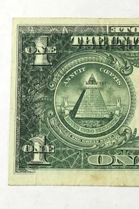 1963 A $1 Dollar FRN Partial Front to Back ink offset error you Grade - Picture 1 of 6