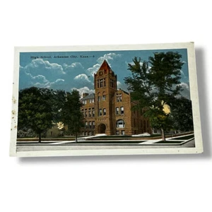Postcard High School Arkansas City Kansas White Border Card A250 - Picture 1 of 2
