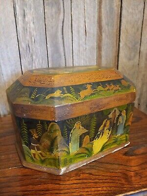 Antique  1800's Paper Mache Box. • 260$