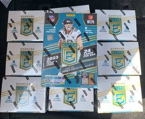 2023 Donruss Elite Football Blaster Box Lot of 9