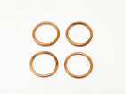 4X Exhaust Copper Gaskets For Yamaha Xj 900 F (Fully Faired) 1985-1992